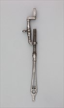 Wheel-Lock Spanner Combined with Screwdriver and Spring Clamp, 1567, German, Germany, Steel, L. 22