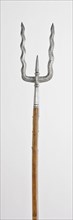 Military Fork, 1550/1600, Northern Italian, Northern Italy, Steel and wood (ash), L. 245.1 cm (96