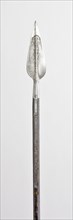 Spear for the Bodyguard of Emperor Ferdinand I, 1558, Austrian, Austrian, Steel, iron, and wood,