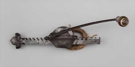Cranequin (Winder) for a Sporting Crossbow, 1550/1600, German, possibly Swiss, Germany, Iron, wood,