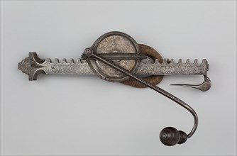 Cranequin ( Winder ) for a Crossbow, 1570/1600, South German, possibly Nuremberg, Master H W over
