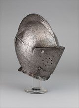 Close Helmet, c. 1580, Northern Italian, Northern Italy, Steel, H. 20.3 cm (8 in.)