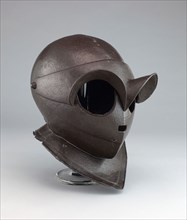 Siege Helmet, 1610/20, Probably Italian, Italy, Steel, H. 22.9 cm (9 in.)