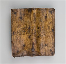 Buckler (Targa), 1550/75, Italian, Italy, Wood, parchment, and iron, 36.8 x 33.9 cm (14 1/2 x 13