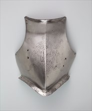 Breastplate, c. 1580/90, Italian, Italy, Steel, Wt. 8 lb. 10 oz.