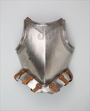 Breastplate with Associated Skirt for Half-Armor, c. 1580, Northern Italian, Italy, northern,