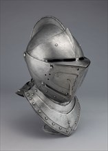Close Helmet for the Tourney, 1600/10, South German, probably Augsburg, Augsburg, Steel and