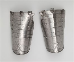 Pair of Tassets for Light Field Use, c. 1570, Northern German, Northern Germany, Steel