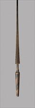 Jousting Lance, 1500/1600, German, Germany, Iron, wood (pine), gesso, and paint, L. 274.3 cm (108