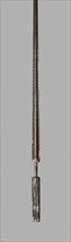 Jousting Lance with Coronel, 1600/1700, German, Germany, Wood (pine), paint, and iron, L. 321.31 cm