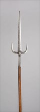 Military Trident, 1530, Italian, Italy, Steel and wood (oak), L. 243.8 cm (96 in.)