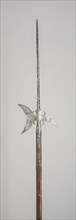 Halberd, 1525, German, Germany, Steel and wood, Blade with socket L. 78.2 cm (30 3/4 in.)