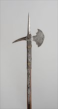 Poleaxe, 1500, Swiss, Switzerland, Steel, brass, and wood (oak), L. 177.8 cm (70 in.)