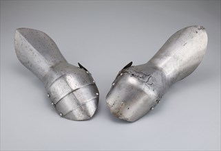 Pair of Mitten Gauntlets, c. 1480 and 19th century in 15th century style, Italian, possibly