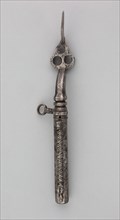 Wheellock Spanner with Powder Measure and Screwdriver, 17th century, German, Germany, Iron, L. 18