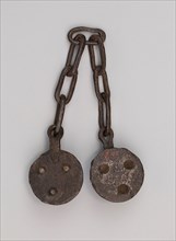 Chain Shot (Projectile) for a Cannon, 17th Century, Austrian, Austria, Iron