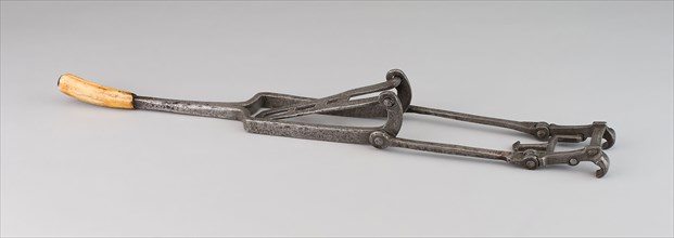 Goat’s Foot Spanner for a Crossbow, early 16th century, European, Europe, Iron, L. 35.4 cm (15 1/2