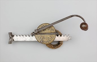 Cranequin (Winder) for a Crossbow, 1570/80 with a mid–17th century decoration, German, Nuremberg,