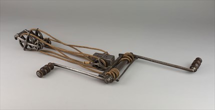 Windlass [pictured on crossbow], late 15th/16th century (possibly 19th century in 15th/16th century
