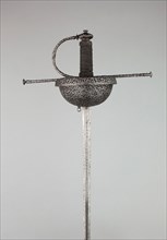 Cup-Hilted Rapier, c. 1650/70, Italian, Italy, Steel, Overall L. 117 cm (46 1/16 in.)