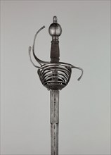 Rapier, c. 1630/40, Southern European, possibly Spanish, Spain, Steel, Overall L. 134.6 cm (53 in.)