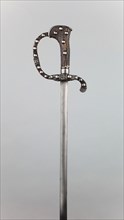 Boar Sword, 1650/60, German, Germany, Steel, staghorn, and iron, Overall L. 97 cm (38 1/2 in.)