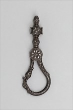 Sword Hanger, 17th century, European, Europe, Iron, 5 × 1 7/8 in.