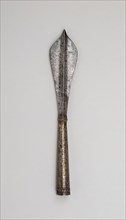 Ceremonial Arrowhead, 1500/1600, Italian, Italy, Steel, gilding, Blade L. 28.9 cm (11 3/8 in.)