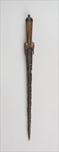 Ballock Dagger, c. 1500, North European, possibly Flemish, Northern Europe, Ivy root and bone, L.
