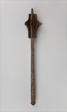 Mace, 1530/50, Italian, possiblly Spanish, Italy, Steel, iron, and gilding, L. 57 cm (22 7/16 in.)