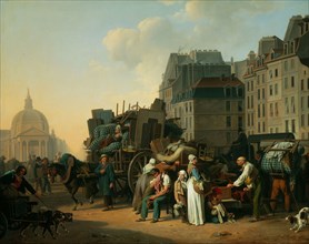The Movings, 1822, Louis Léopold Boilly, French, 1761-1845, France, Oil on canvas, 28 3/4 × 36 1/8