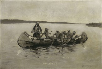 This Was a Fatal Embarkation, 1898, Frederic Remington, American, 1861–1909, New York, Oil on