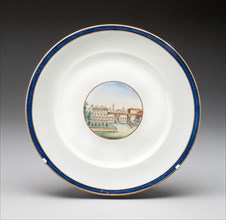 Plate, Early 19th century, Italy, Naples, Naples, Porcelain with polychrome enamels and gilding,