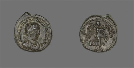 Coin Portraying Emperor Gallienus, AD 253/260, Roman, minted in Alexandria, Egypt, Roman Empire,