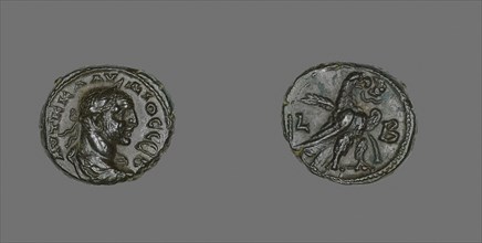Coin Portraying Emperor Claudius II Gothicus, AD 268/270, Roman, minted in Alexandria, Egypt, Roman