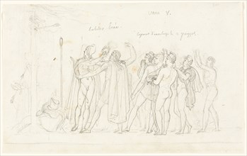 The Archery Match, from the Aeneid, Book V, c. 1823, Anne-Louis Girodet de Roucy-Trioson, French,