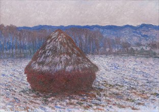 Stack of Wheat, 1890/91, Claude Monet, French, 1840-1926, France, Oil on canvas, 65.8 × 92.3 cm (25