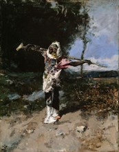 African Chief, 1870, Mariano Fortuny y Marsal, Spanish, 1838-1874, Spain, Oil on canvas, 41 x 32.9