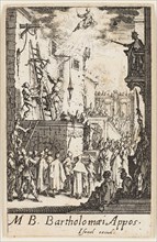 Martyrdom of Saint Bartholomew, plate nine from The Martyrdoms of the Apostles, n.d., Jacques
