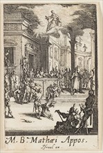Martyrdom of Saint Matthew, plate thirteen from The Martyrdoms of the Apostles, n.d., Jacques