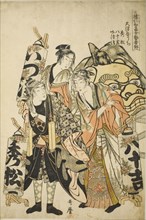 Hidematsu, Yasokichi, Izukiyo of the Otsuya (Otsuya uchi Hidematsu, Yasokichi, Izukiyo), from the