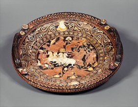 Knob-Handled Patera (Dish), 330/320 BC, Attributed to the Baltimore Painter, Greek, Apulia, Italy,