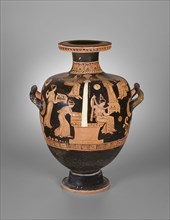 Hydria (Water Jar), 360/350 BC, Attributed to the Iliupersis Painter, Greek, Apulia, Italy, Puglia,
