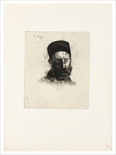 M. Manet (The Artist’s Father) II, 1861, Édouard Manet, French, 1832-1883, France, Etching,