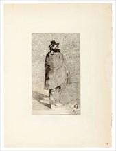 The Philosopher, 1865–66, Édouard Manet, French, 1832-1883, France, Etching and drypoint in warm