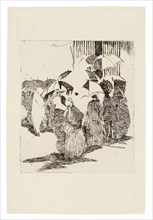 Line in Front of the Butcher Shop, 1870–71, Édouard Manet (French, 1832-1883), printed by Henri