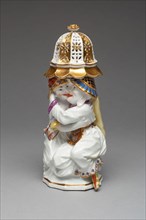 Sugar Caster with Cover (one of a pair), c. 1737, Meissen Porcelain Factory, German, founded 1710,