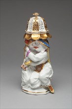 Sugar Caster with Cover (one of a pair), c. 1737, Meissen Porcelain Manufactory, German, founded