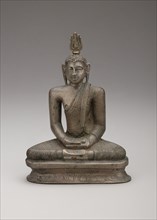 Buddha Seated in Meditation (Dhyanamudra), Kandyan period, 18th century, Sri Lanka, Sri Lanka,