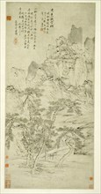 Landscape: Beautiful Scenery Frozen in Mist, Qing dynasty (1644–1911), 18th century, Li Shizhuo,